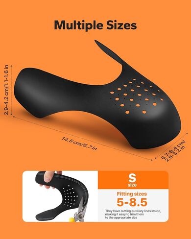 واقيات التجاعيد من يالو (6 أزواج)، واقيات التجاعيد للأحذية، واقيات التجاعيد للأحذية المنخفضة، واقي ضد التجاعيد للأحذية الرياضية in Kuwait