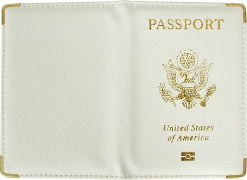 Passport Holder Cover Wallet RFID Blocking Leather Case Travel Accessories for Women Men (universal blue) in Saudi Arabia