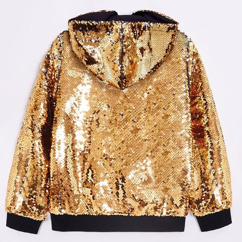 Cilucu Kids Jackets Girls Boys Flip Sequin Zipper Coat Jacket for Toddler Girls Birthday Outerwear Clothes in Kuwait