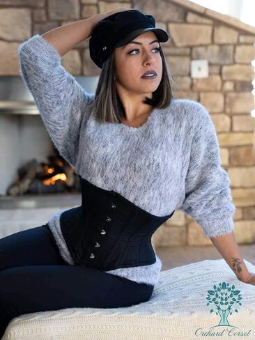 مشد Orchard CS-201 للسيدات مصنوع من القطن تحت الصدر مشد الخصر الأصلي من الصلب الجوفاء in Kuwait