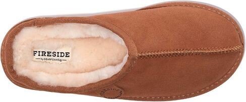 شبشب نسائي من Fireside من Dearfoams Greta Shearling للاستخدام الداخلي والخارجي in Kuwait