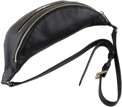 Kate Spade New York Leila Pebble Leather Belt Bag (black) in Saudi Arabia