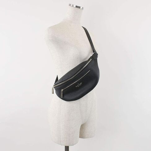 Kate Spade New York Leila Pebble Leather Belt Bag (black) in Saudi Arabia
