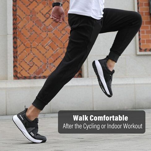 Kyedoo Men's Indoor Cycling Shoes Compatible with SPD Cleats | SPD Cleats Included, Comfortable, Walkable Bike Shoes in Saudi Arabia