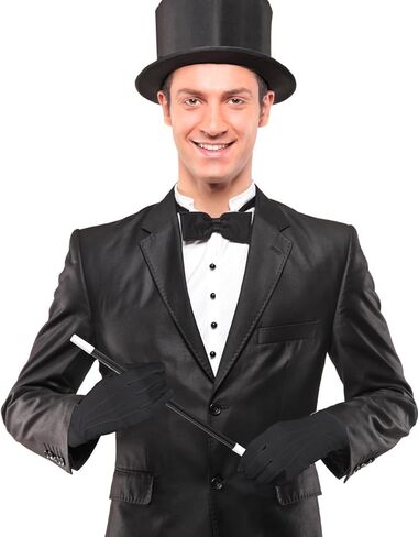 قفازات Yolev Parade من القطن الأبيض الرسمي لزي السهرة الرسمية قفازات حماية الشرف مع قفازات الكفة المفاجئة وقفازات اللباس in Kuwait