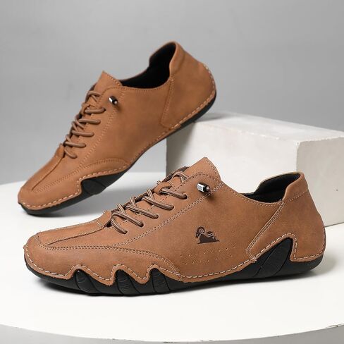 OJPO Driving Shoes for Men Beck Shoes Mens Shoes Casual Slip Ons Mens Fashion Shoes Comfort Handmade Chukka Dress Walking Shoes in Saudi Arabia
