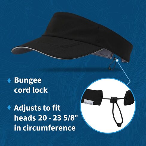 TrailHeads Women’s Sun Visor Hat for Running, Golf and Tennis - Recycled in Kuwait