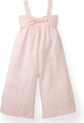 Hope & Henry Girls' Bow Front Wide Leg Jumpsuit in Saudi Arabia