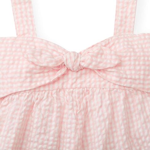 Hope & Henry Girls' Bow Front Wide Leg Jumpsuit in Saudi Arabia