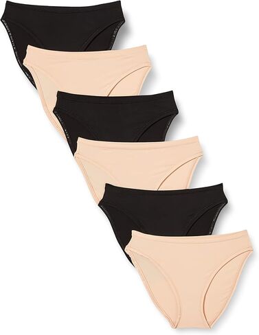 Amazon Essentials Women's High Cut Underwear (Available in Plus Size), Pack of 6 in Saudi Arabia