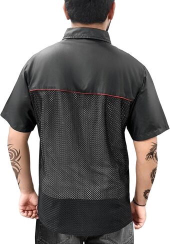 Professional Barber Jacket for Men Women Half Sleeve Shirt Water Resistance Hair Stylist Salon Smock Pet Grooming Jacket in Saudi Arabia