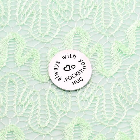 Generic Pocket Hug Token Gift A Love Token Love Charm Deployment Gift Military Gift(always with u) in Saudi Arabia