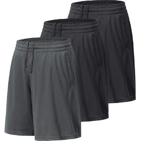 CE' CERDR Mens Athletic Workout Shorts with Pockets and Elastic Waistband Quick Dry Activewear