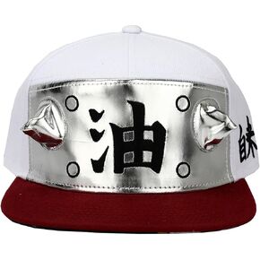 Naruto Sage Cosplay Embroidered Acrylic Snapback for Men Grey in Saudi Arabia