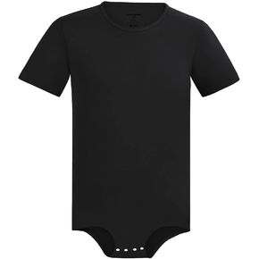Landofgenie Men Short Sleeve Bodysuit Pajama Bodysuit One Piece Pajamas Rompers Basic Onesie