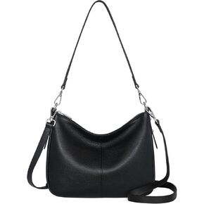HESHE Shoulder Bags for Women Leather Crossbody Purse Trendy Fashion Designer Handbags Hobo Bag
