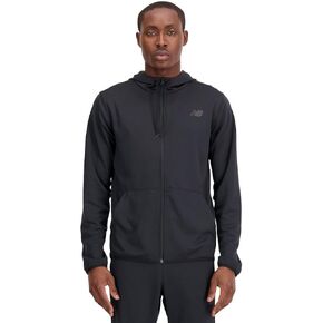 هودي التدريب Tenacity Knit للرجال من New Balance، أسود، مقاس متوسط in Saudi Arabia