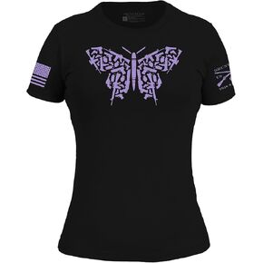 Grunt Style 2A Butterfly Women's Slim Fit T-Shirt