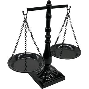Vintage Style Metal Libra Jewelry Display Tray Cosmetic Organizer Storage, Black