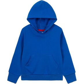 Mud Kingdom Little Boys Girls Sweatshirt Plain Crew Neck Pullover Rib Knitting Casual Spring Autumn in Saudi Arabia