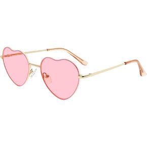 FAA'N Kids Sunglasses Girls Heart Shaped Sunglasses Girls' Fashion Trendy Sunglasses in Saudi Arabia