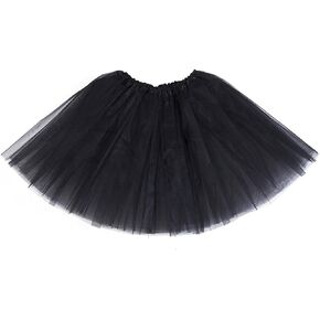Kakaco Women's Tutu Skirt Layered Tulle Tutu Skirt Adult Ballet Tutus Princess Tutu Costume for Women and Girls