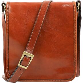 Time Resistance Leather Messenger Bag for Men, Handmade Crossbody Bag, Shoulder Bag