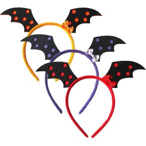 Anlicany 3 عبوات من عصابة رأس جناح الخفافيش للهالوين، غطاء رأس جناح الخفاش الشيطان لحفلات الهالوين، طوق شعر الهالوين للنساء in Kuwait