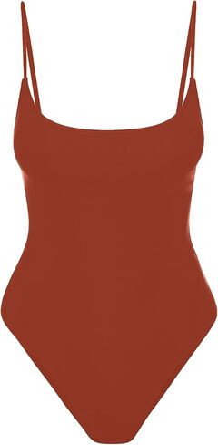 Narecte Sexy One Piece Bathing Suit for Women Tummy Control High Cut One Piece Swimsuit Womens in Kuwait