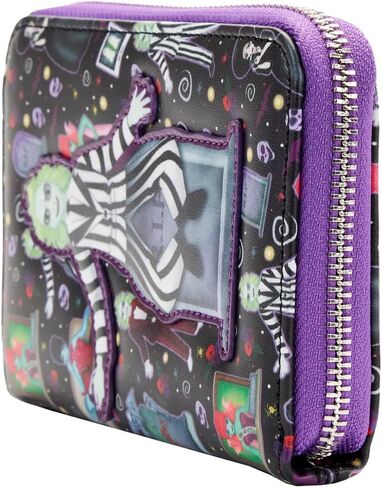 أيقونات Loungefly Beetlejuice في جميع أنحاء محفظة أيقونات الطباعة in Kuwait