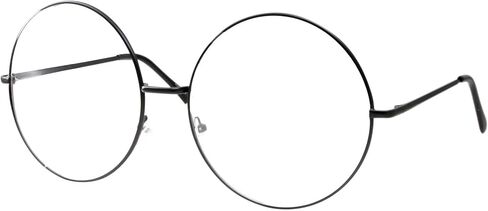 grinderPUNCH XXL Super Oversized Fashion Glasses Round Circle Frame Clear Lens in Saudi Arabia