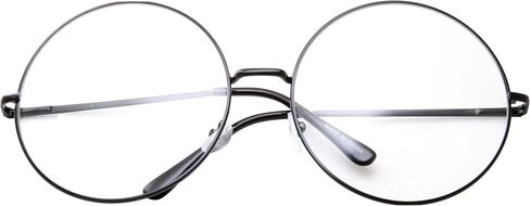 grinderPUNCH XXL Super Oversized Fashion Glasses Round Circle Frame Clear Lens in Saudi Arabia
