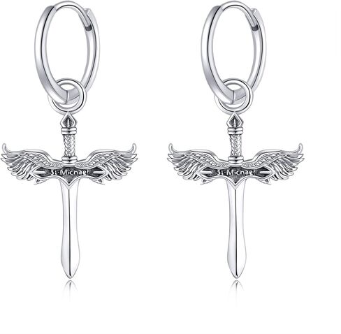 VENACOLY هوب قطرة استرخى أقراط صغيرة للنساء والرجال 925 فضة متدلية الأطواق الكفة هيبوالرجينيك in Kuwait