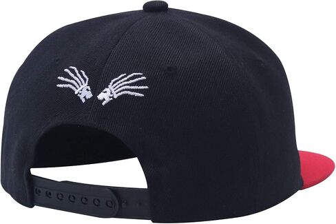 قبعة Scisuittech قطعة واحدة مطرزة بشعار جمجمة القراصنة قبعات Snapback سوداء ، مقاس M in Kuwait