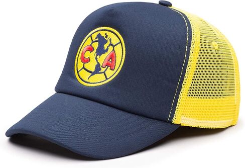 Fan Ink Limited Adult Unisex International Soccer Club América Basic Adjustable Hat, Mesh Back, One Size in Kuwait