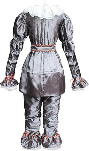 زي المهرج المخيف من Nezababy للأطفال أزياء الهالوين التنكرية مع قناع مخيف، مجموعة كاملة من الحفلات التنكرية in Kuwait