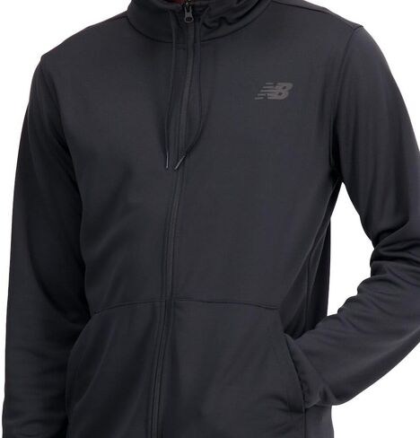 New Balance Men's Tenacity Knit Training Hoodie, Black, Medium in Saudi Arabia
