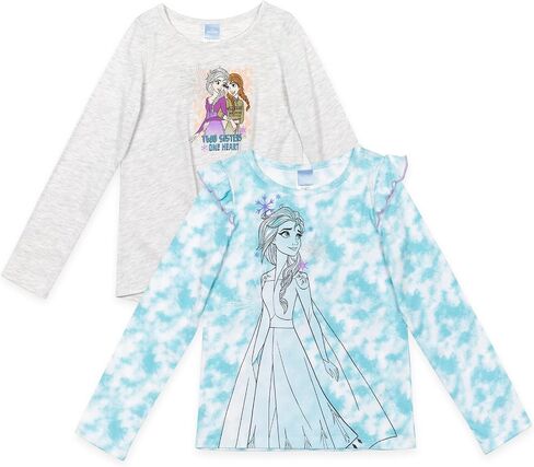 مجموعة تي شيرتات Disney Zombies Descendants Zed Addison Girls مكونة من قطعتين من الأطفال الصغار إلى الأطفال الكبار in Kuwait