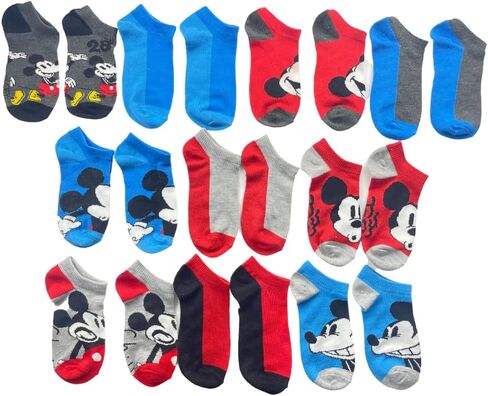 RALME Socks Set Multi Pack 10 Pairs, No Show, Shoe Size 10 Little Kid to 4 Big Kid in Kuwait