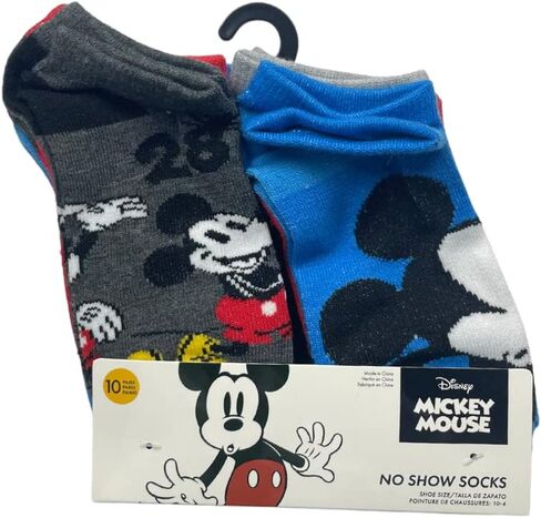 RALME Socks Set Multi Pack 10 Pairs, No Show, Shoe Size 10 Little Kid to 4 Big Kid in Kuwait