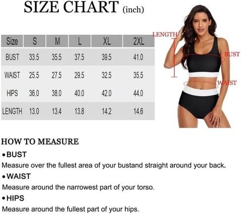 Omichic Women's High Waisted Two Piece Bikini Set Vintage Swimsuit Halter Top with Bottom Bathing Suit Sporty Swimwear in Kuwait