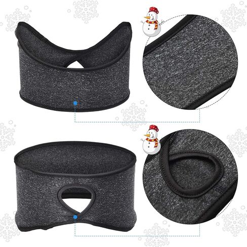 Geyoga 3 Pieces Ponytail Headband Ear Cover Warmer Earmuff Headband Winter Running Sweatband Breeze Band Warm Go Headband for Men Women Girls Outdoor Sports in Saudi Arabia