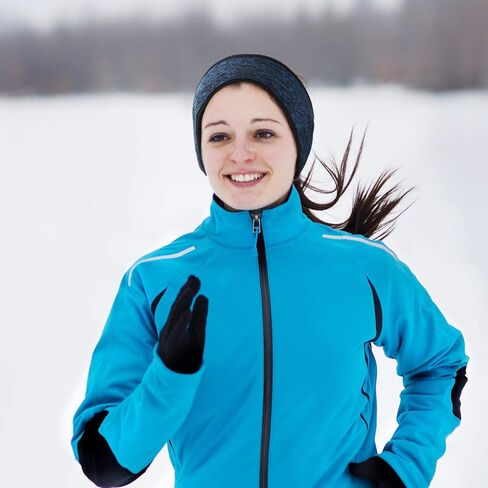 Geyoga 3 Pieces Ponytail Headband Ear Cover Warmer Earmuff Headband Winter Running Sweatband Breeze Band Warm Go Headband for Men Women Girls Outdoor Sports in Saudi Arabia