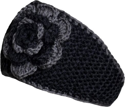 KMystic Winter Two Tone Flower Headband in Kuwait