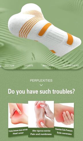 5 أزواج من جوارب الكاحل المبطنة بالكامل للجنسين من Bataidis، جوارب رياضية بربع قطع مقاس 9-11/10-13 in Kuwait