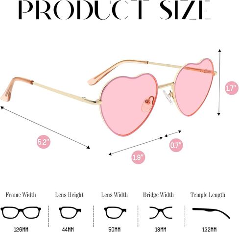 FAA'N Kids Sunglasses Girls Heart Shaped Sunglasses Girls' Fashion Trendy Sunglasses in Saudi Arabia