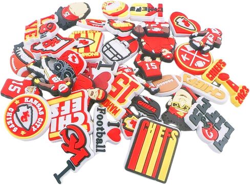 34 قطعة من أحذية كرة القدم الساحرة، صنادل تسد سوار معصم ديكورات رياضية ساحرة، سحر كرة القدم للأولاد والمراهقين البالغين والرجال في الحفلات in Kuwait