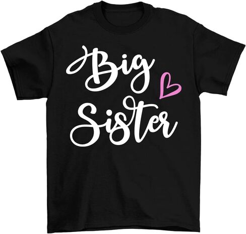 قمصان MISS POPULAR Big Sister لإعلان Big Sis، تم ترقيتها إلى Big Sis، للارتداء اليومي| طفل إلى أحجام فتاة كبيرة in Kuwait