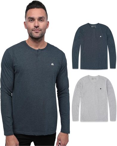 قمصان INTO THE AM بأكمام طويلة للرجال مقاس S - 4XL كاجوال خفيفة الوزن وأكمام طويلة in Saudi Arabia
