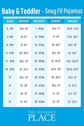 طقم بيجامة مكون من قطعتين بأكمام طويلة للأولاد والأطفال الصغار من The Children's Place، مقاس مريح 100% قطن، قطعتين in Kuwait